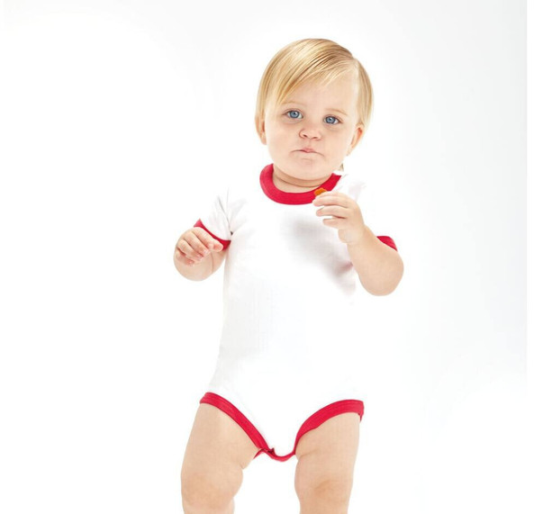 Babybugz BZ019 - Contrast baby bodysuit
