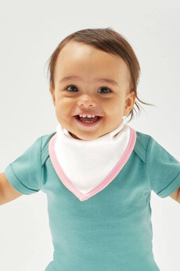 BABYBUGZ BZ023 - Bandana Bavoir Réversible Bio Bébé