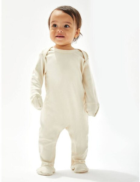 Babybugz BZ035 - Organic Cozy Baby Pajamas with Feet and Gloves