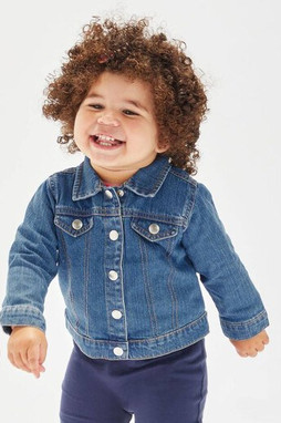 Babybugz BZ053 - Organic Cotton Unisex Baby Denim Jacket BZ053