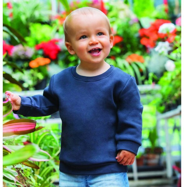 Pack 3 Sweats Bébé Garçon – Col Rond, Manches Longues – Taille 0 Mois à 3 Ans – Coton Doux Pour Automne/hiver - 4