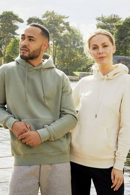 MANTIS MT004 - Økologisk Unisex Hættetrøje med Genanvendt Polyester