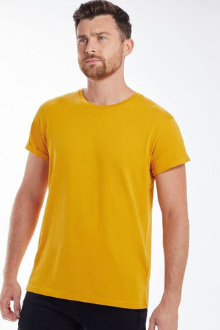 Mantis MT080 - Mens rolled-sleeve t-shirt