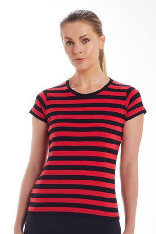 Mantis MT110S - Womens striped T-shirt