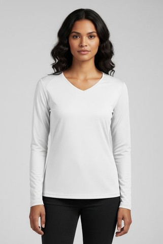 Augusta Sportswear 6847 - Ladies Super Soft Spun Poly Long Sleeve Tee
