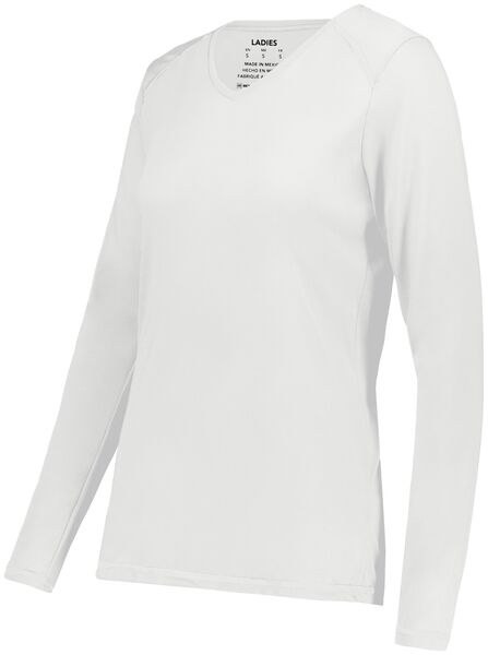 Augusta Sportswear 6847 - Ladies Super Soft Spun Poly Long Sleeve Tee