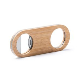 COLINS Kompakter Designer-Öffner aus natürlichem Bambus - EgotierPro AB4111