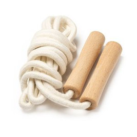 REGINA Have fun with this 280 cm long skipping rope made of cotton - EgotierPro CP7093