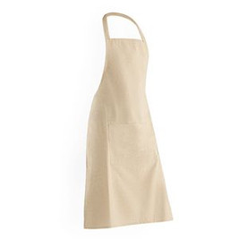 OLIVER Apron in 100% organic cotton with front pocket - EgotierPro DE9135