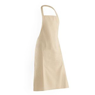 OLIVER Apron in 100% organic cotton with front pocket - EgotierPro DE9135
