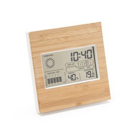 KELVIN Weather station with bamboo front shell - EgotierPro EM3004