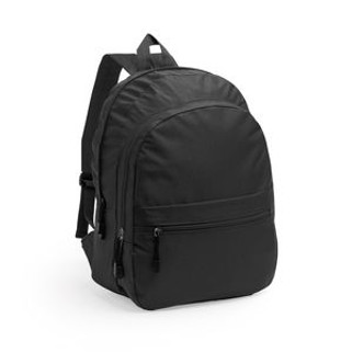 WILDE 600D polyester backpack with two main compartments and a front pocket - EgotierPro MO7174