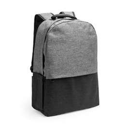 SIDNEY 600D RPET polyester backpack in heather design - EgotierPro MO7176