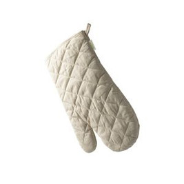 MAURO Eco kitchen mitt in 100% organic cotton with hanging strap and one flat side ideal for marking - EgotierPro MP9138