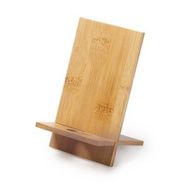 LYRA Bamboo mobile phone holder - EgotierPro SO3010