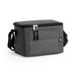 BISMAR Cooler bag made of RPET polyester in a heather design - EgotierPro TB7608
