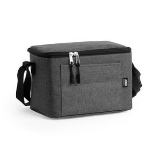 BISMAR Cooler bag made of RPET polyester in a heather design - EgotierPro TB7608