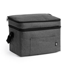 MARLOX XL cooler bag made of RPET polyester in a heather design - EgotierPro TB7609