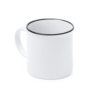 KUMBO Ceramic mug with special retro design to sublimate with your favourite design - EgotierPro TZ4002
