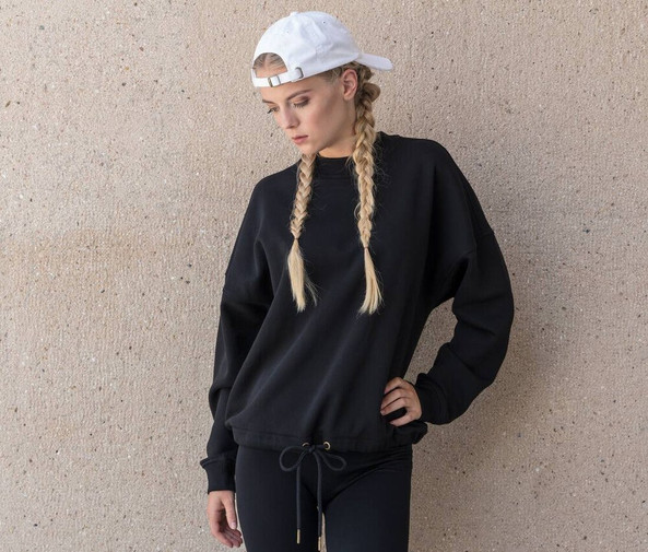 Radsow RBY058 - Sweat oversize col rond Femme