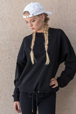 Radsow RBY058 - Sweat oversize col rond Femme
