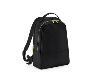 BAG BASE BG768 - Elegant Saffiano Leather-Look Laptop Backpack