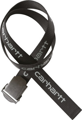 Carhartt CARCH2260 - Ceinture en Nylon avec Boucle Gravée et Embout Cuir
