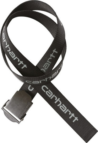 Carhartt CARCH2260 - Ceinture en Nylon avec Boucle Gravée et Embout Cuir