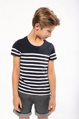 Kariban K3035 - Kids' Organic crew neck sailor T-shirt