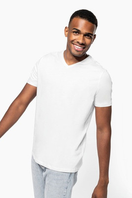 Kariban K3014 - Kurzarm-T-Shirt mit V-Ausschnitt