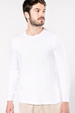 Kariban K3016 - T-shirt col rond manches longues homme