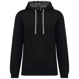 Kariban K4013 - Unisex kontrastikuvioitu huppari