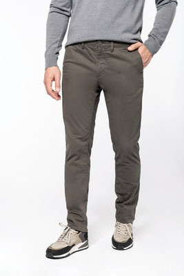 Kariban K748 - Men's Modern Aged Wash Chino Pants