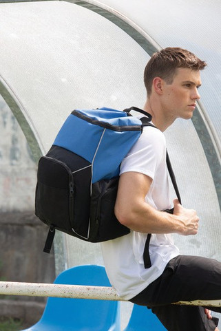 Kimood KI0176 - Sac à dos de sport recyclé imperméable avec porte-objets