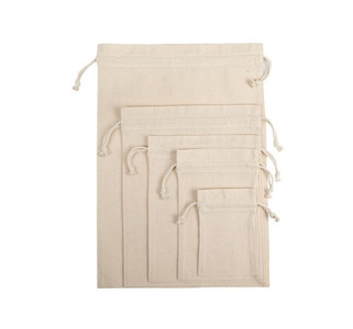 Kimood KI0750 - Eco-Friendly Cotton Drawstring Storage Bags