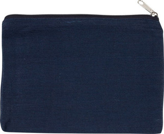 Kimood KI0723 - Eco-Friendly Juco Canvas Zipper Pouch