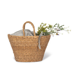 Kimood KI5208 - Eco-Friendly Handwoven Basket with Recycled Lining