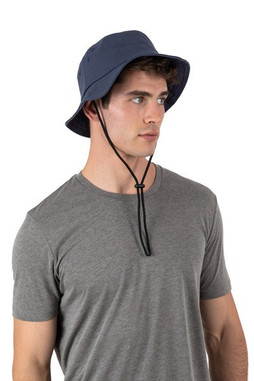 K-up KP616 - Stylish Cotton Bucket Hat with Adjustable Tie