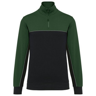 WK. Designed To Work WK404 - Unisex zipped neck eco-friendly sweatshirt