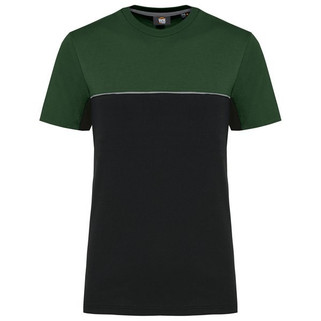WK. Designed To Work WK304 - T-shirt bicolore écoresponsable manches courtes unisexe