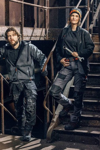 HEROCK HK019 - Coolmax Multi-Pocket Work Trousers with Cordura