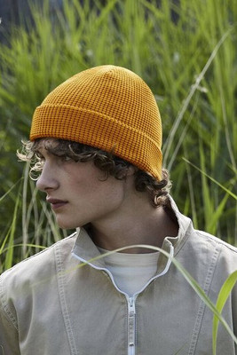 BEECHFIELD BF052N - ORGANIC COTTON WAFFLE BEANIE