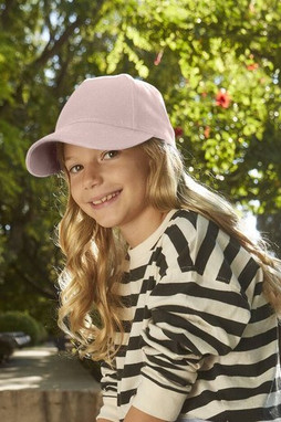 BEECHFIELD BF063NB - Casquette enfant 5 pans en coton organique
