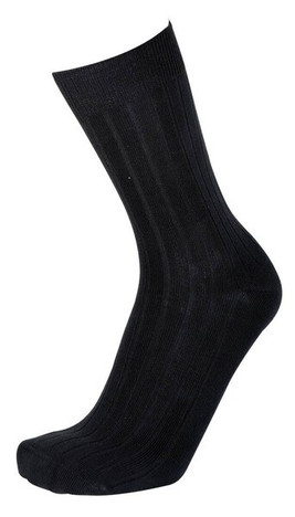 ESTEX TX6101 - Calze Eleganti in Cotone Nero Morbido