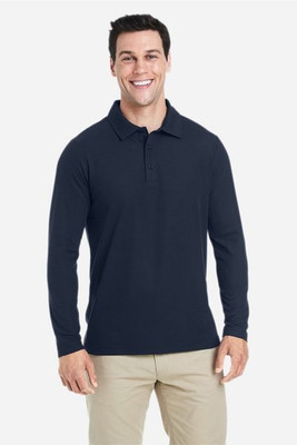 Core 365 CE112L - Men's Fusion ChromaSoft Long-Sleeve Pique Polo