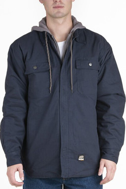 Berne SH68 - Mens Throttle Hooded Shirt Jacket