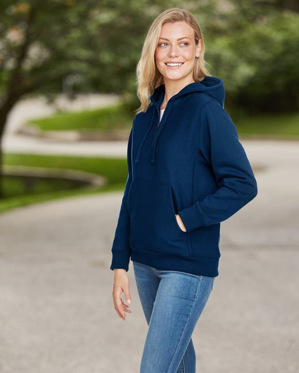 Team 365 TT97 - HydroSport Heavyweight Water-Repellent Quarter-Zip Hoodie