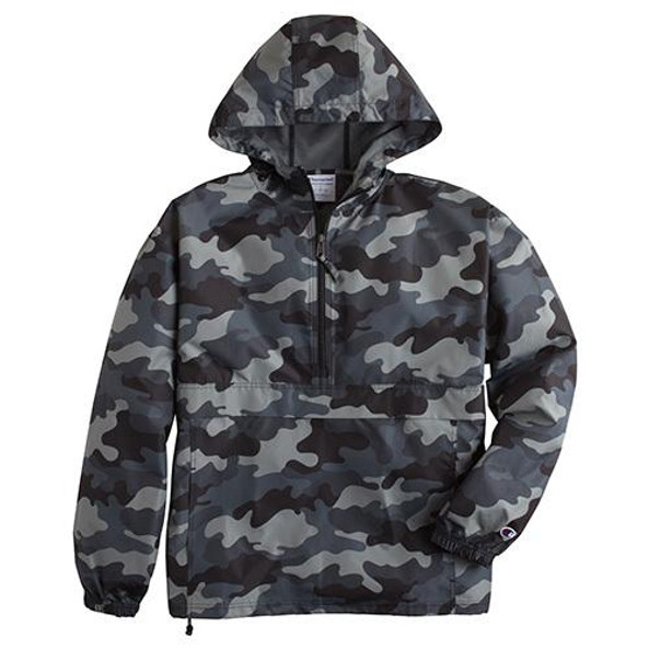 CHAMPION CO200C - Adult Packable Anorak Camo Jacket