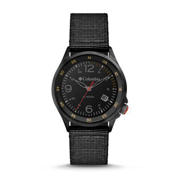 COLUMBIA TIMING CSC02-003 - Canyon Ridge Watch: Black Dial/Black Nylon