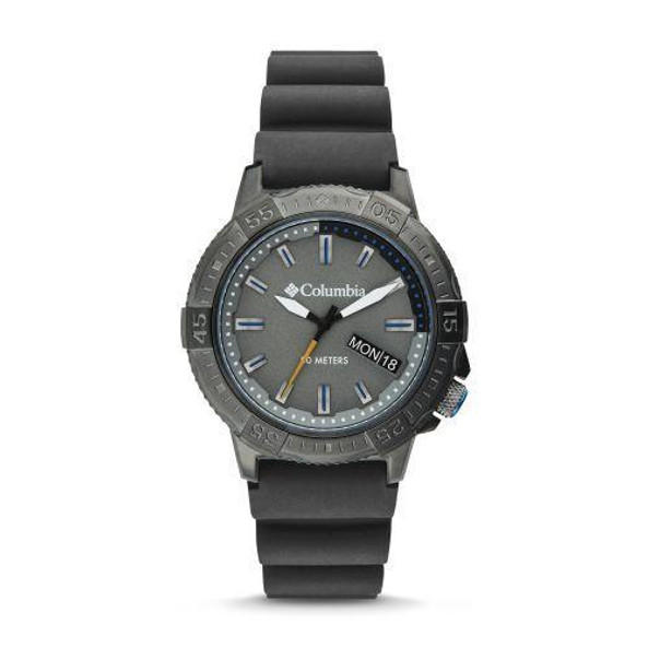 COLUMBIA TIMING CSC03-003 - Peak Patrol Watch: Gray Dial/Gray Silicone